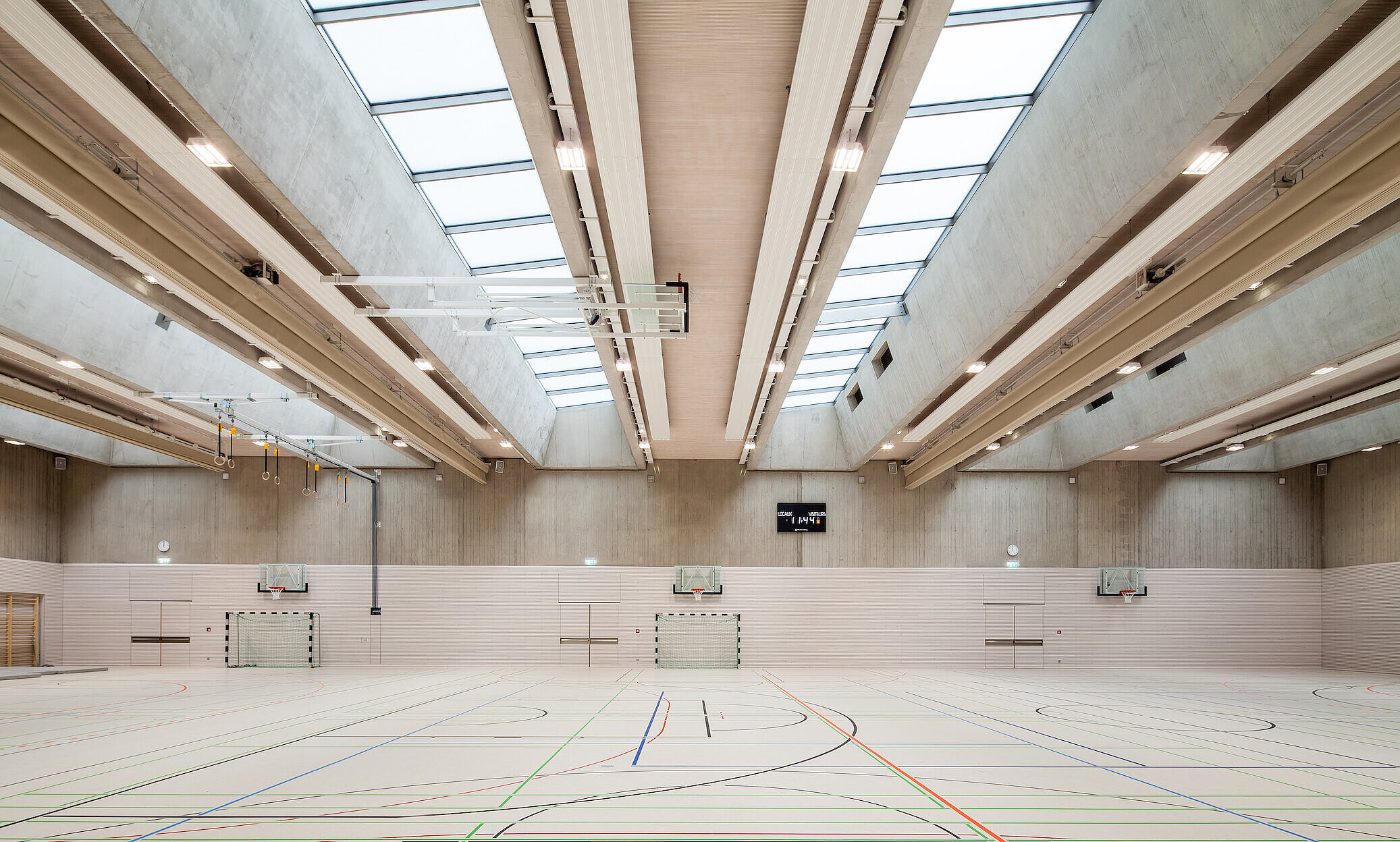 Die Sporthalle als Ort für gute Vorsätze