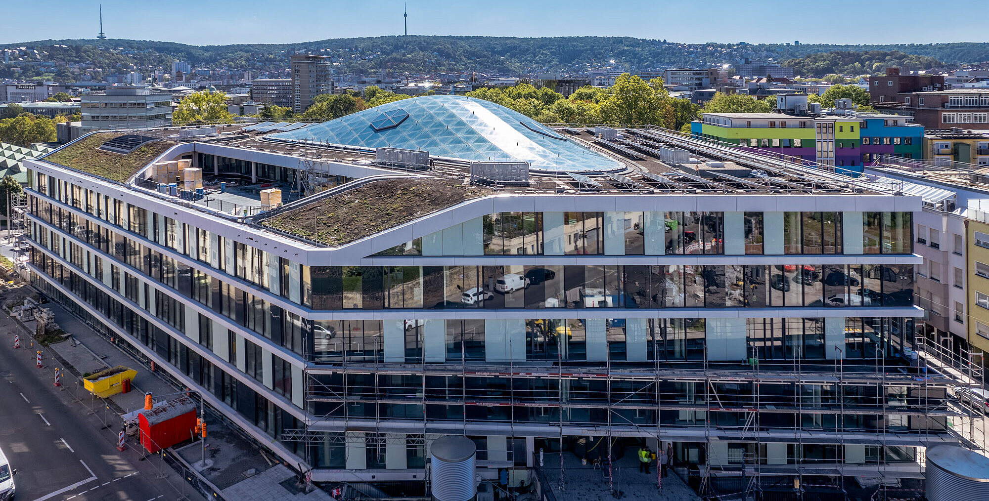 BGT mit Komplexe Glasdachkonstruktion