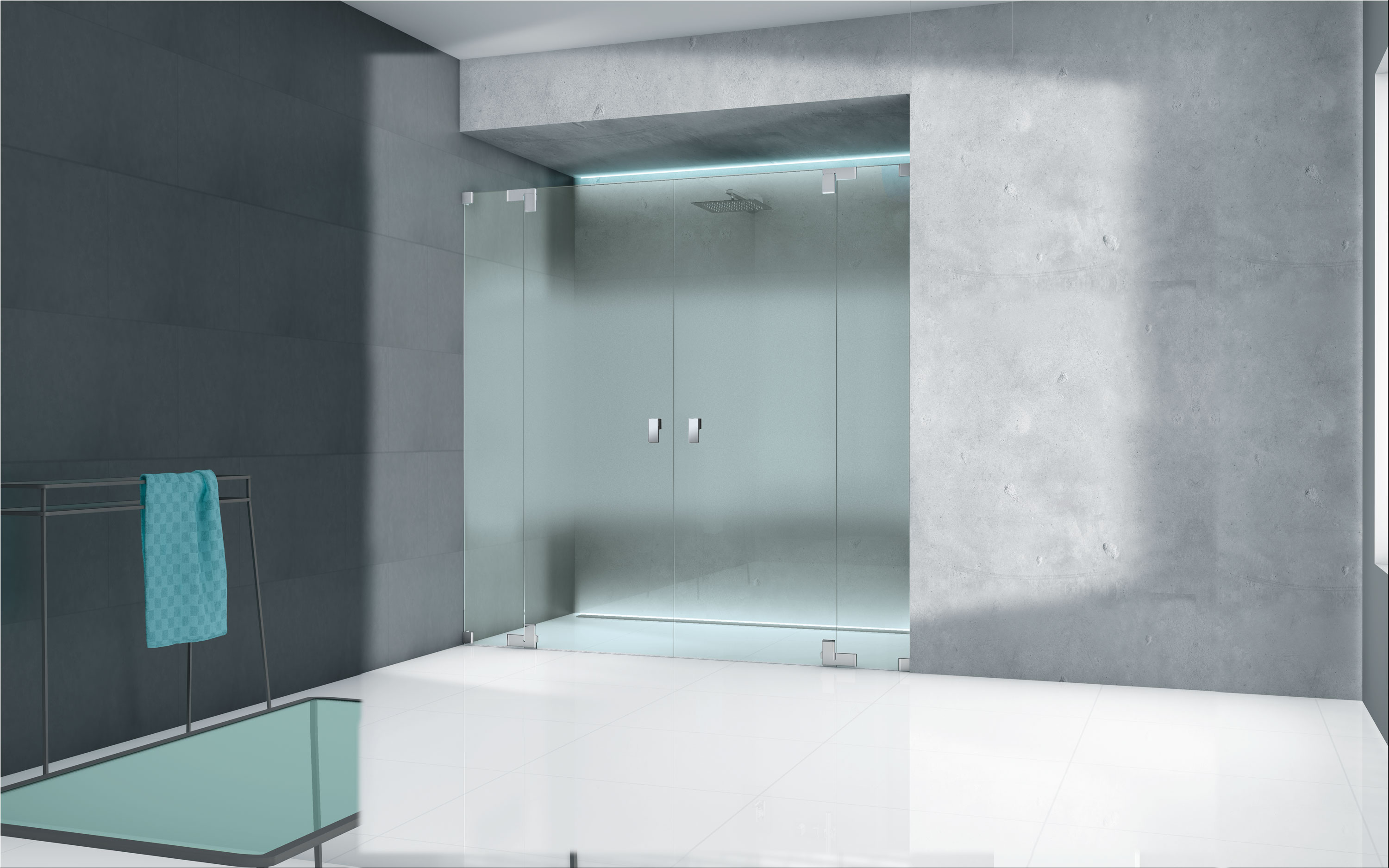 Design Glasdusche MADEIRA 1