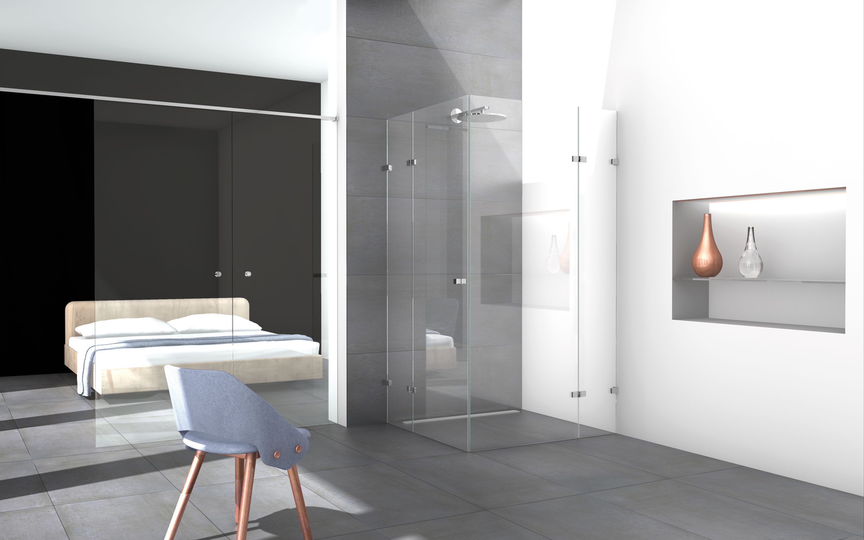 Design Glasdusche MAURITIUS 1