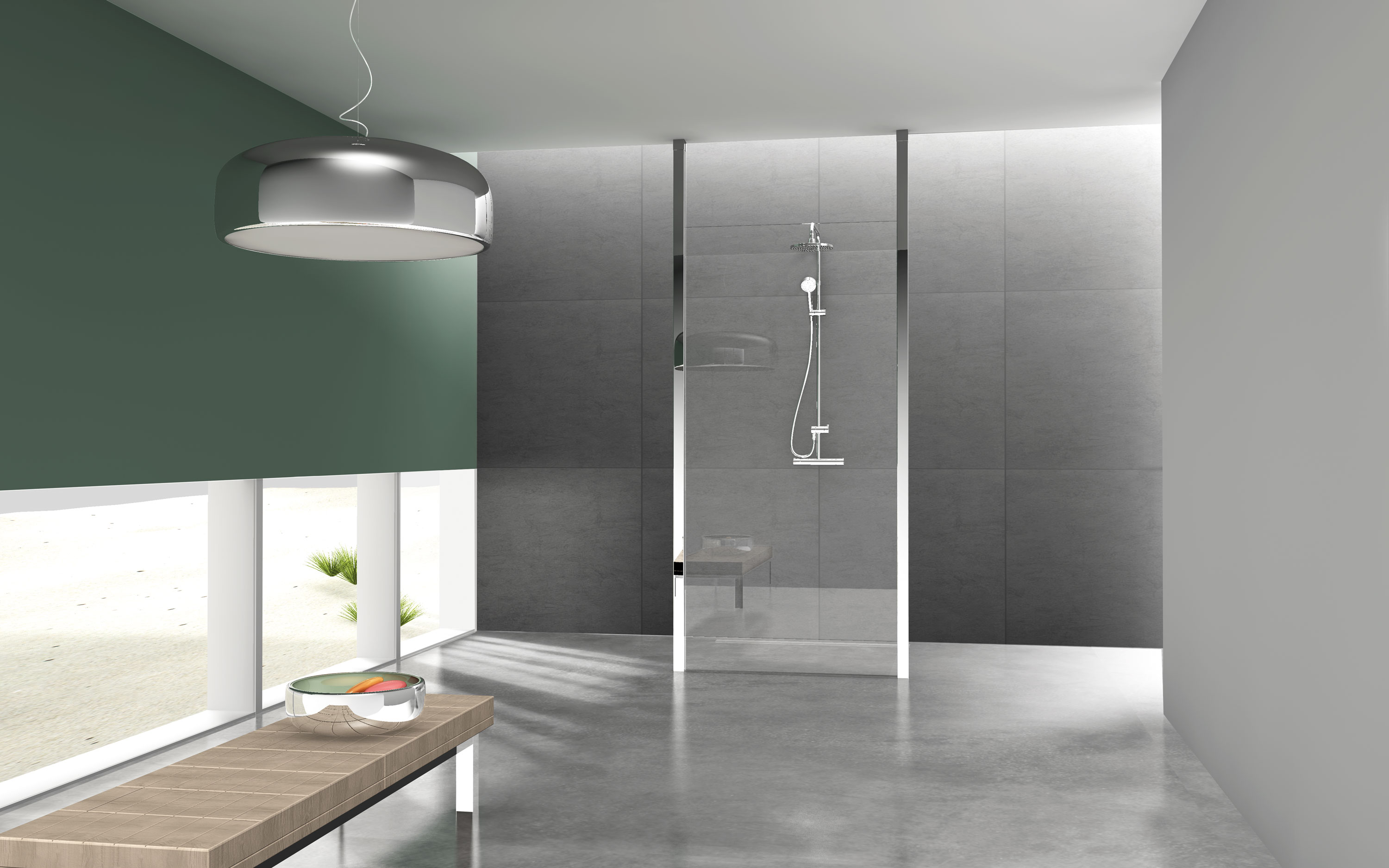 Design Glasdusche SYLT 1