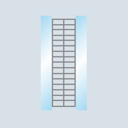 KAPILUX T – double glazing build-up – vertical glazing