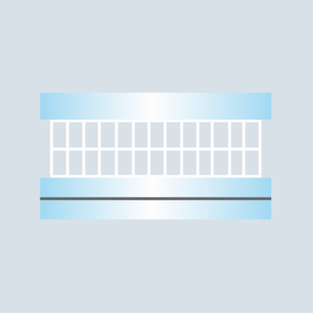 KAPILUX W - double glazing build-up - horizontal glazing