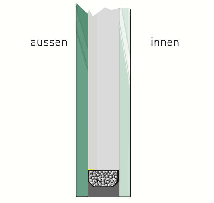 Eingefärbtes Glas